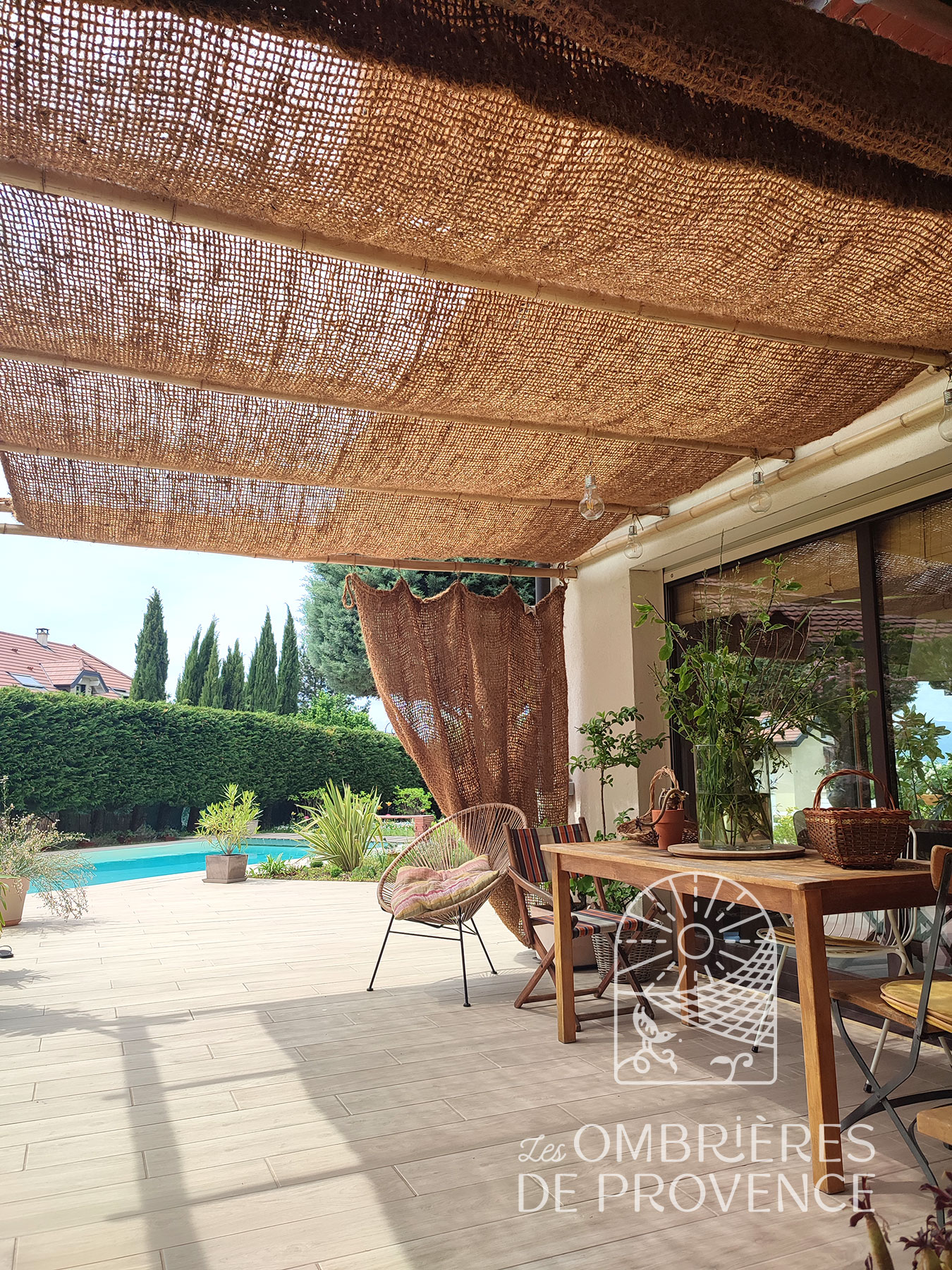 Toile pergola sur mesure