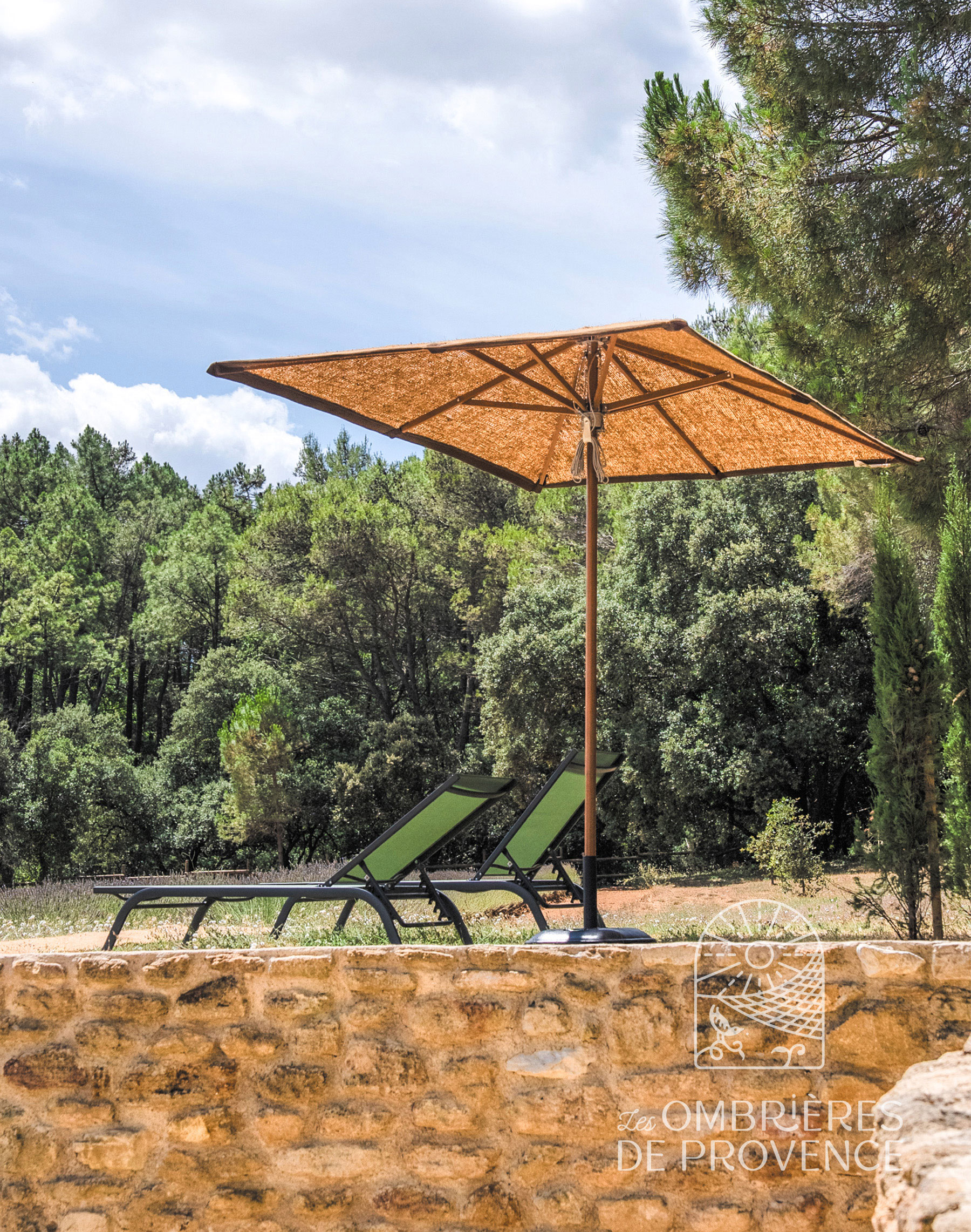 Rectangular parasol on pole - Image 5